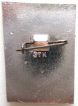 Строитель газопровода Игрим - Серов, 1964-1966, Значок, реверс