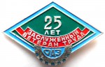 Заслуженный ветеран труда «ОАЗ», 25 лет, Значок