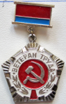Ветеран труда треста Криворожстрой, значок