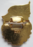 Отличник  ГТО Значок, 1-я ступень образца 1961 года, алюминий, реверс