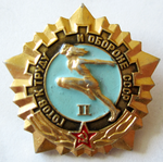 Готов к труду и обороне СССР, Золотой значок, 2-я ступень, образца 1972 года