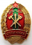 Отличник ДПО-МССР, Знак