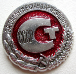 За заслуги в стандартизации СССР, Знак, тип №3